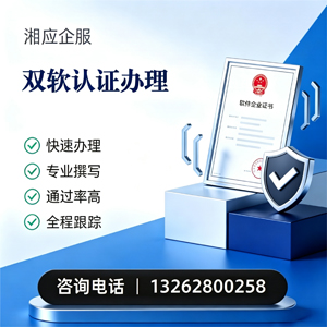 菏泽双软认证申报服务