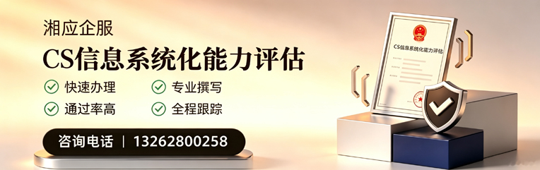 菏泽CS信息系统化能力评估申报服务